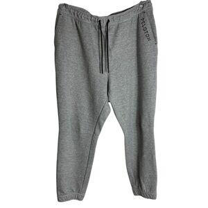 PELETON Men's "On the Go Jogger Sweatpants w/ Pockets in Heather Gray Size XXL